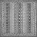 Square Oriental Gray Modern Rug, abs2645gry