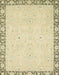 Abstract Brown Gold Oriental Rug, abs2646