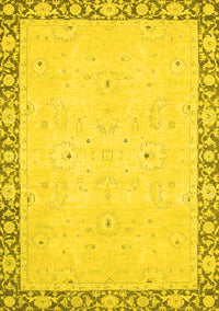 Oriental Yellow Modern Rug, abs2646yw