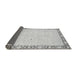 Sideview of Oriental Gray Modern Rug, abs2646gry