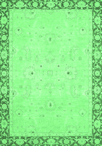 Oriental Emerald Green Modern Rug, abs2646emgrn