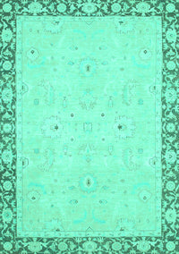 Oriental Turquoise Modern Rug, abs2646turq