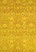 Oriental Yellow Modern Rug, abs2647yw