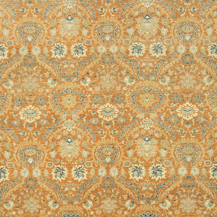 Machine Washable Abstract Orange Rug, wshabs2647