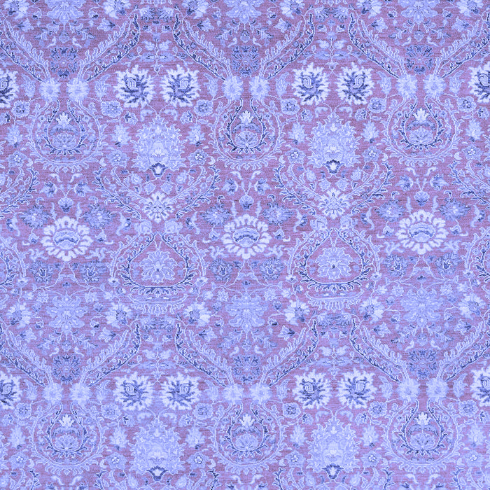 Machine Washable Oriental Blue Modern Rug, wshabs2647blu