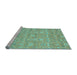 Sideview of Machine Washable Oriental Light Blue Modern Rug, wshabs2647lblu