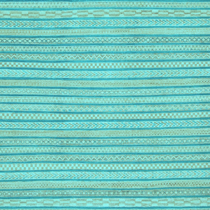 Machine Washable Oriental Light Blue Modern Rug, wshabs2648lblu