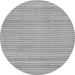 Round Oriental Gray Modern Rug, abs2648gry