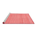 Modern Red Washable Rugs