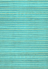 Oriental Light Blue Modern Rug, abs2648lblu