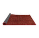 Sideview of Abstract Cranberry Red Oriental Rug, abs2649