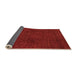 Sideview of Oriental Orange Modern Rug, abs2649org