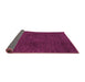 Sideview of Oriental Purple Modern Rug, abs2649pur