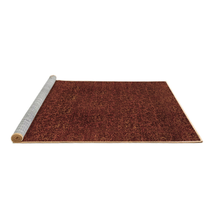 Sideview of Machine Washable Oriental Brown Modern Rug, wshabs2649brn