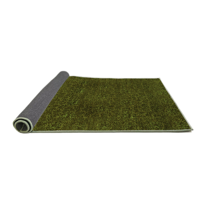 Sideview of Oriental Green Modern Rug, abs2649grn
