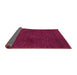 Sideview of Oriental Pink Modern Rug, abs2649pnk