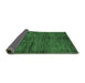 Sideview of Oriental Emerald Green Modern Rug, abs264emgrn