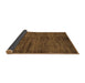 Sideview of Oriental Brown Modern Rug, abs264brn