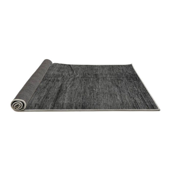 Sideview of Oriental Gray Modern Rug, abs264gry