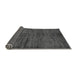 Sideview of Oriental Gray Modern Rug, abs264gry