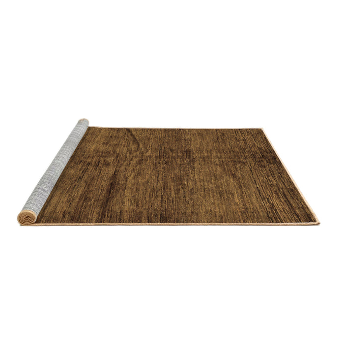 Sideview of Machine Washable Oriental Brown Modern Rug, wshabs264brn