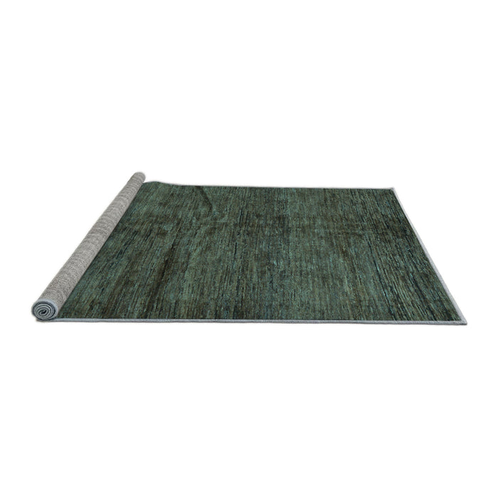 Sideview of Machine Washable Oriental Light Blue Modern Rug, wshabs264lblu