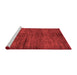 Modern Red Washable Rugs