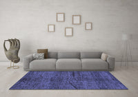 Machine Washable Oriental Blue Modern Rug, wshabs264blu