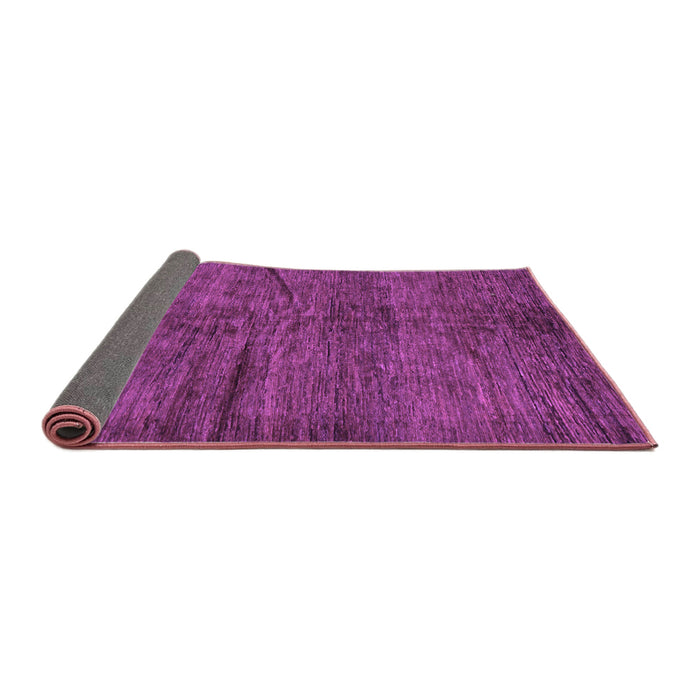 Sideview of Oriental Purple Modern Rug, abs264pur
