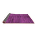 Sideview of Oriental Purple Modern Rug, abs264pur