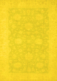 Oriental Yellow Modern Rug, abs2650yw