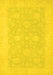 Oriental Yellow Modern Rug, abs2650yw