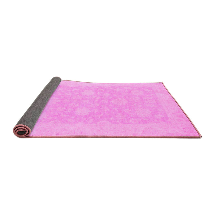 Sideview of Oriental Pink Modern Rug, abs2650pnk
