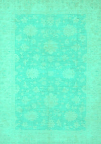 Oriental Turquoise Modern Rug, abs2650turq