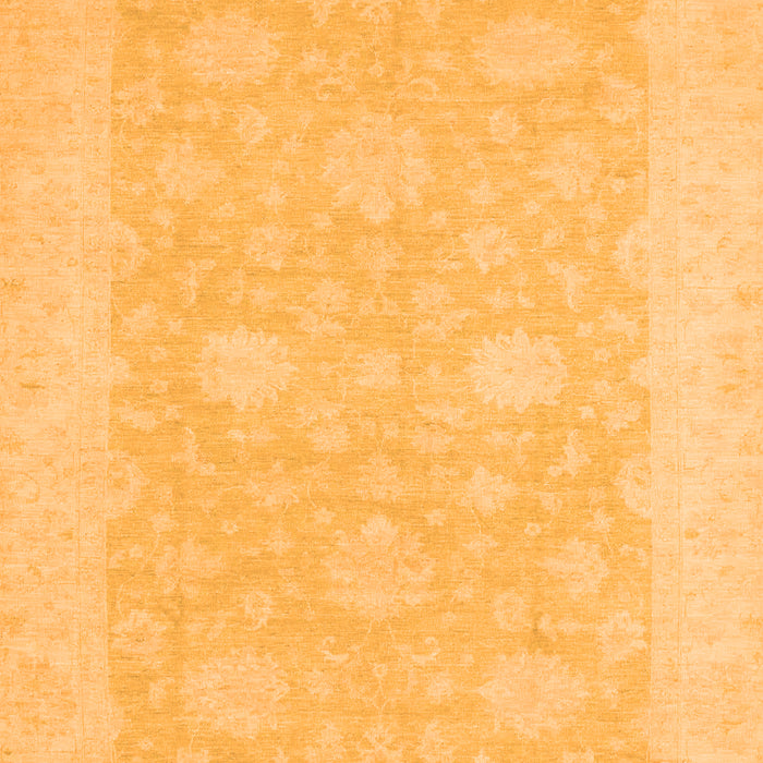 Machine Washable Oriental Orange Modern Area Rugs, wshabs2650org