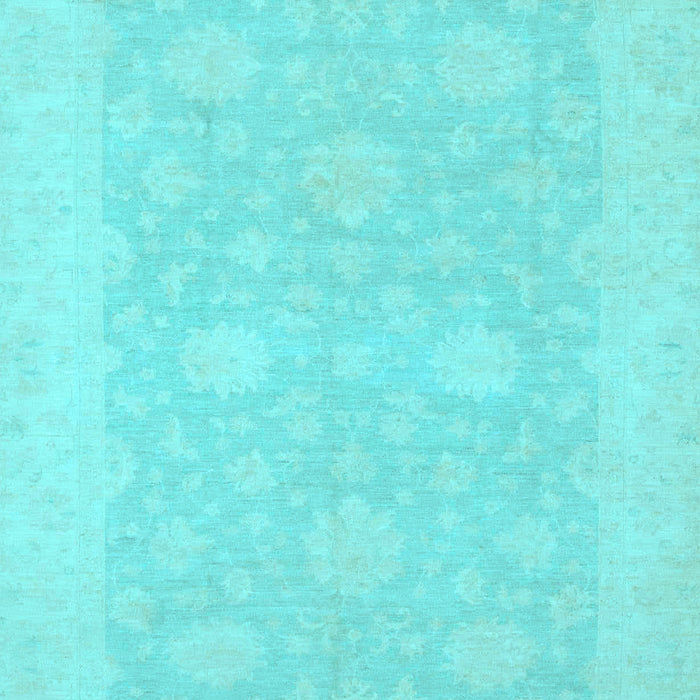 Machine Washable Oriental Light Blue Modern Rug, wshabs2650lblu