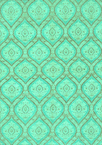 Oriental Turquoise Modern Rug, abs2651turq