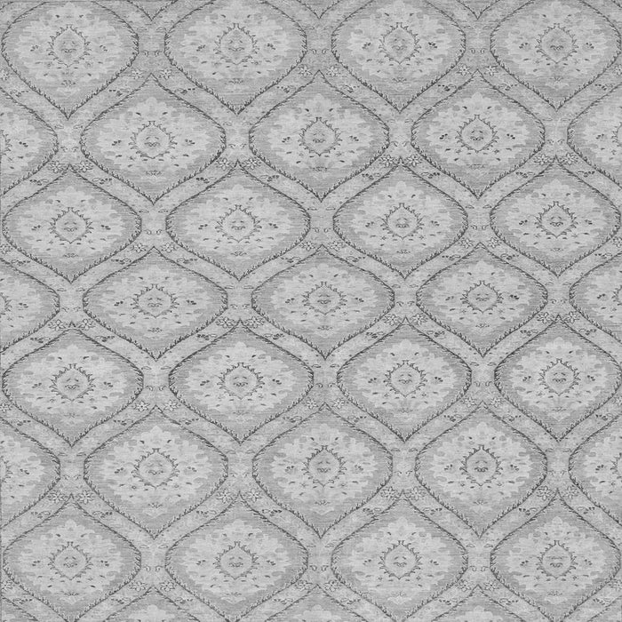 Square Oriental Gray Modern Rug, abs2651gry