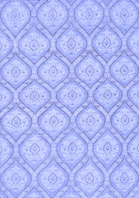 Oriental Blue Modern Rug, abs2651blu