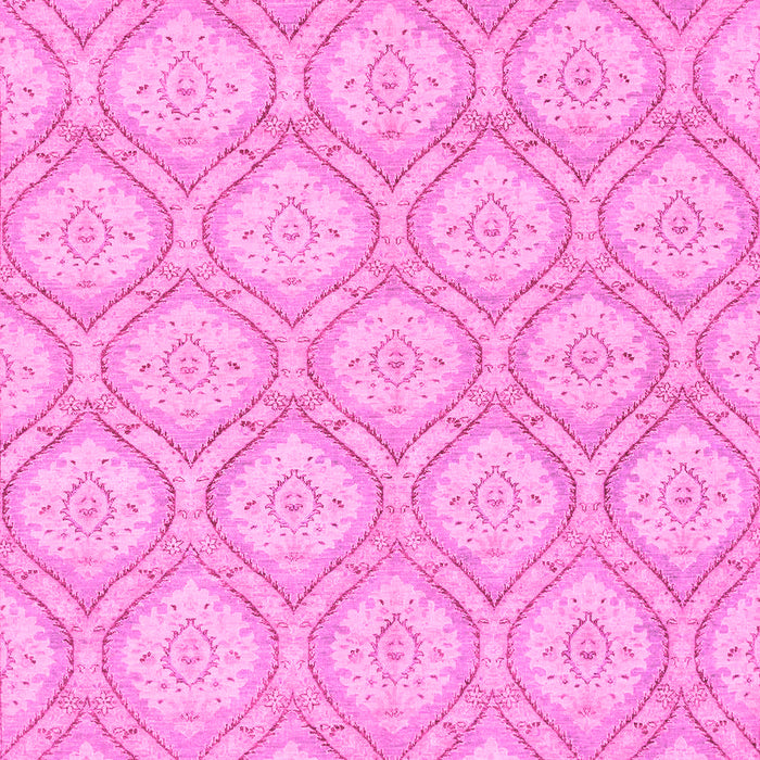 Machine Washable Oriental Pink Modern Rug, wshabs2651pnk