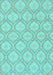 Oriental Light Blue Modern Rug, abs2651lblu