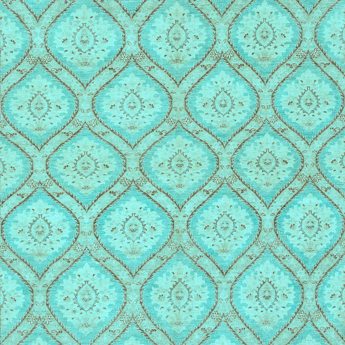 Oriental Light Blue Modern Rug, abs2651lblu
