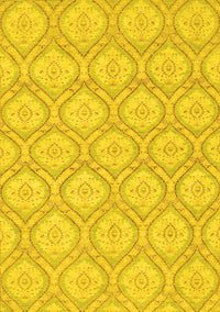 Oriental Yellow Modern Rug, abs2651yw