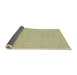 Sideview of Abstract Metallic Gold Oriental Rug, abs2652