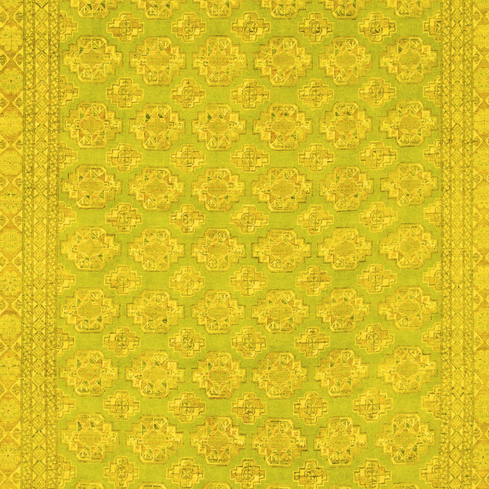 Oriental Yellow Modern Rug, abs2652yw