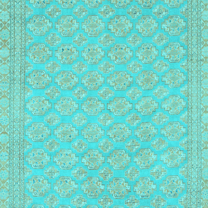 Oriental Light Blue Modern Rug, abs2652lblu