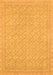 Oriental Orange Modern Rug, abs2652org