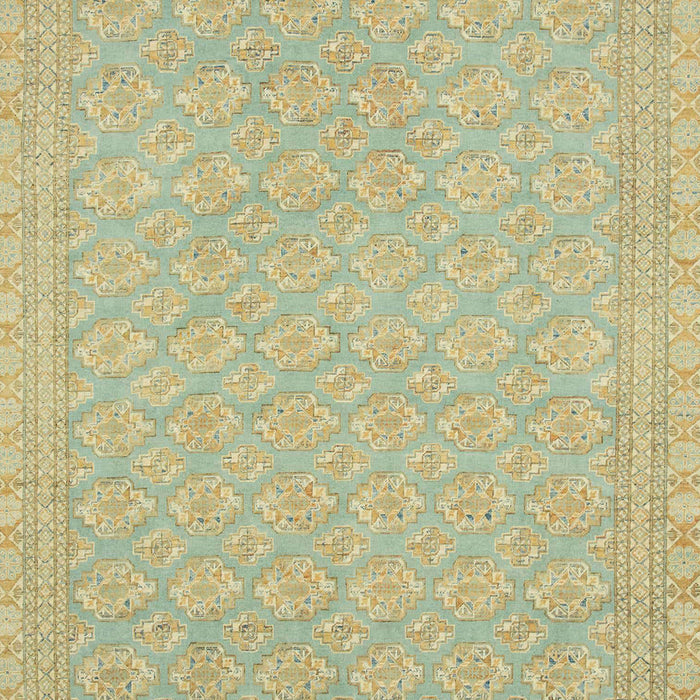 Machine Washable Abstract Metallic Gold Rug, wshabs2652