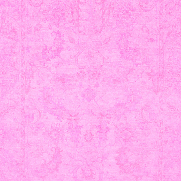 Machine Washable Oriental Pink Modern Rug, wshabs2653pnk