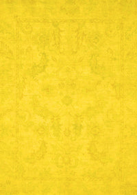 Oriental Yellow Modern Rug, abs2653yw